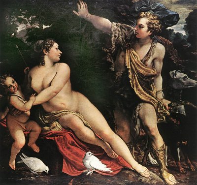 Venus und Adonis von Annibale Carracci